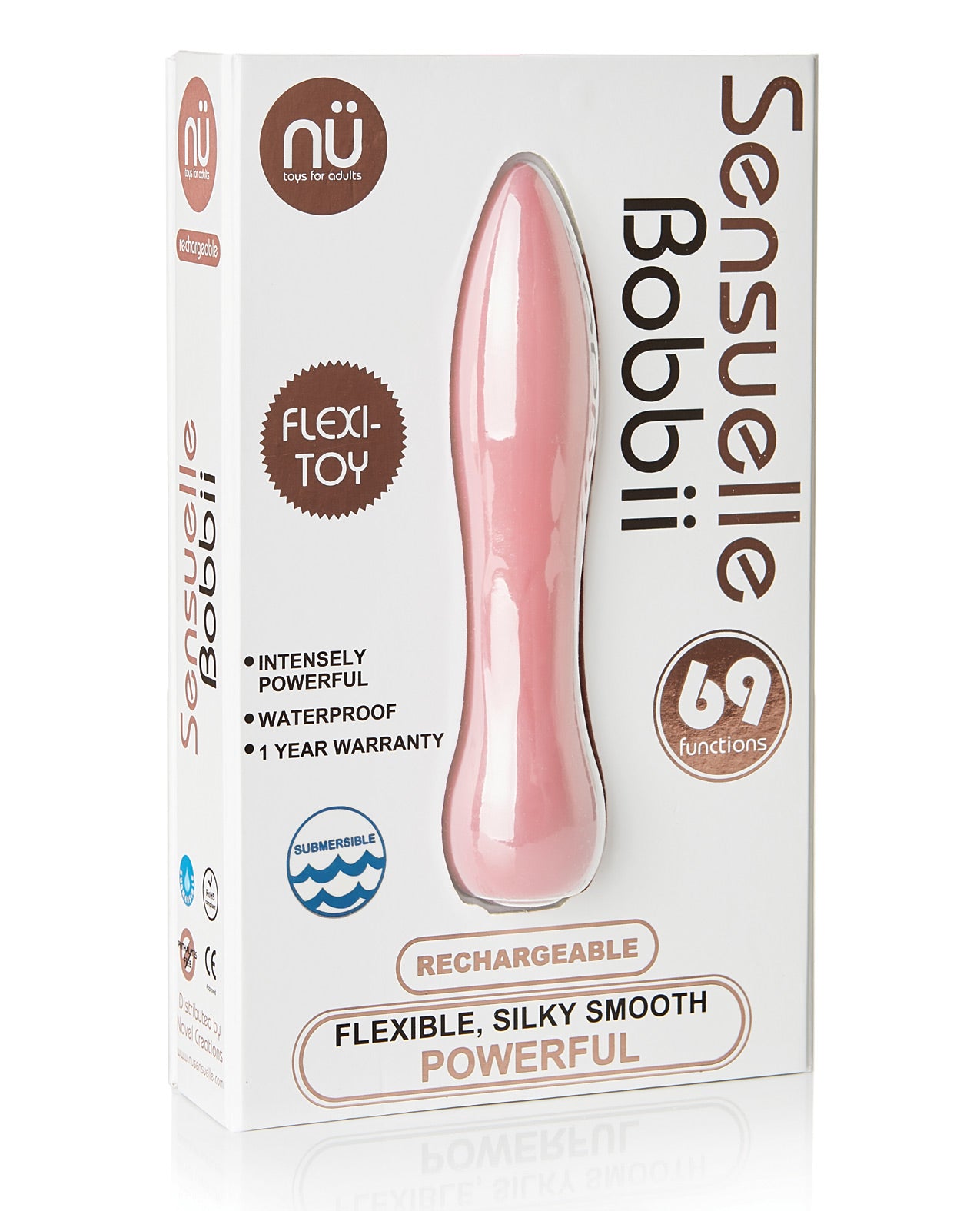 Sensuelle Bobbii Flexible Vibe - 69 Function Millennial Pink - LUST Depot