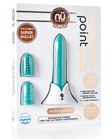 Sensuelle Point Plus Rechargeable Bullet - Tiffany Blue