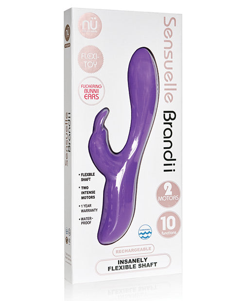 Sensuelle Brandii Bendable Rabbit - Purple - LUST Depot