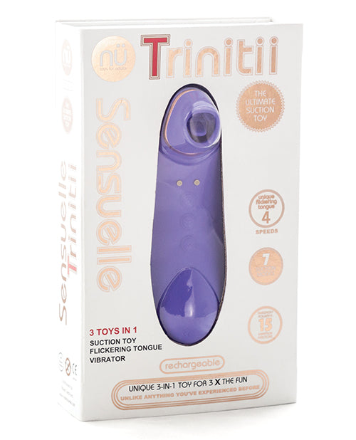 Sensuelle Trinitii Tongue Vibe - Ultra Violet - LUST Depot