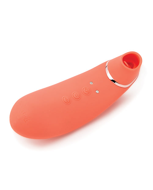 Nu Sensuelle Trinitii Tongue Vibe - Coral - LUST Depot