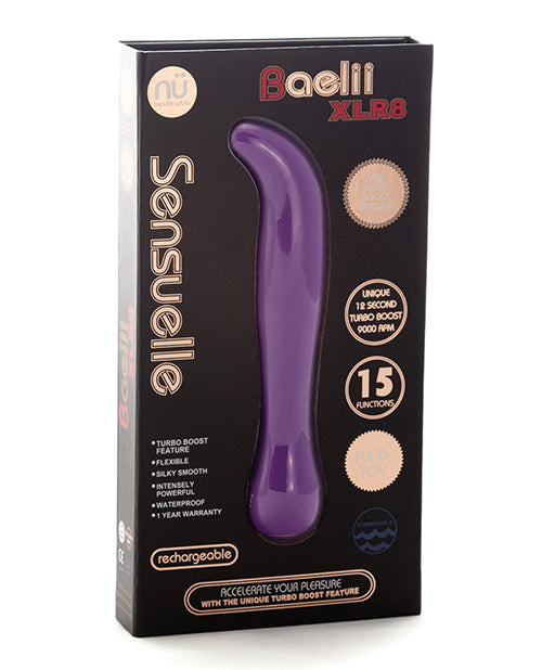 Sensuelle Baelii Flexible G Spot Xlr8 Turbo Boost - Ultra Violet - LUST Depot