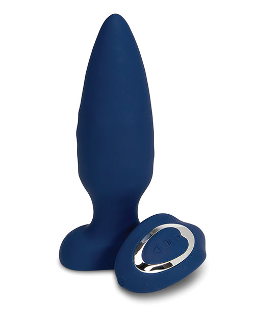 Nu Sensuelle Andii Vertical Roller Motion Butt Plug - Navy - LUST Depot