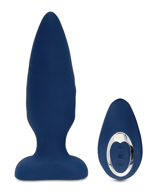 Nu Sensuelle Andii Vertical Roller Motion Butt Plug - Navy - LUST Depot