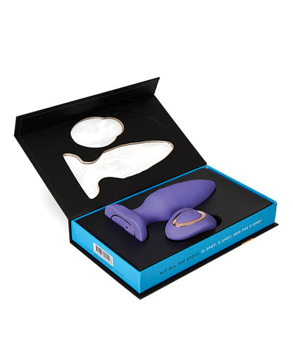 Nu Sensuelle Andii Vertical Roller Motion Butt Plug - Ultra Violet - LUST Depot