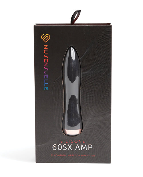 Nu Sensuelle 60sx Amp Silicone Bullet - Black - LUST Depot