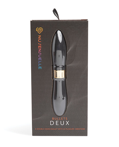 Nu Sensuelle Deux Two-ended Bullet - Black - LUST Depot