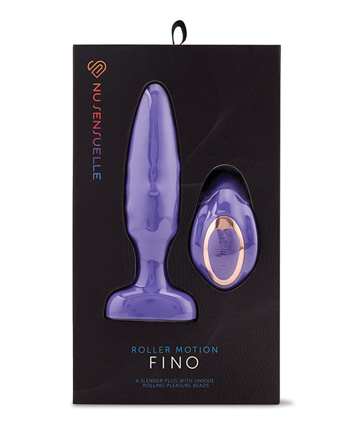 Nu Sensuelle Fino Roller Motion Plug - Ultra Violet - LUST Depot