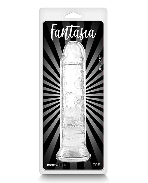 Fantasia Upper 8" Dildo - Clear - LUST Depot