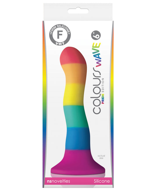 Colours Pride Edition 6" Wave Dildo - LUST Depot