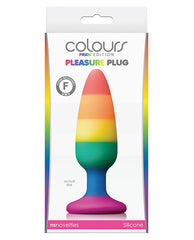 Colours Pride Edition Pleasure Plug Medium - Rainbow