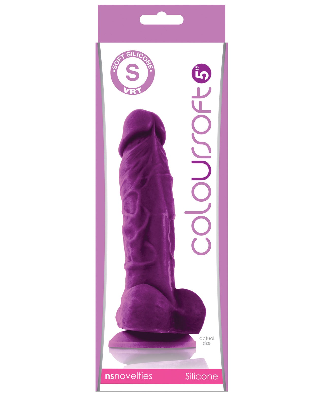 Coloursoft 5" Silicone Soft Dildo - Purple - LUST Depot