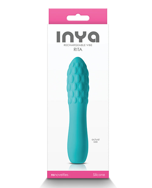 Inya Rita Rechargeable Vibe - Teal - LUST Depot