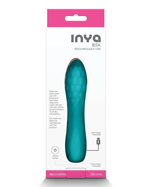 Inya Rita Rechargeable Vibe - Teal - LUST Depot