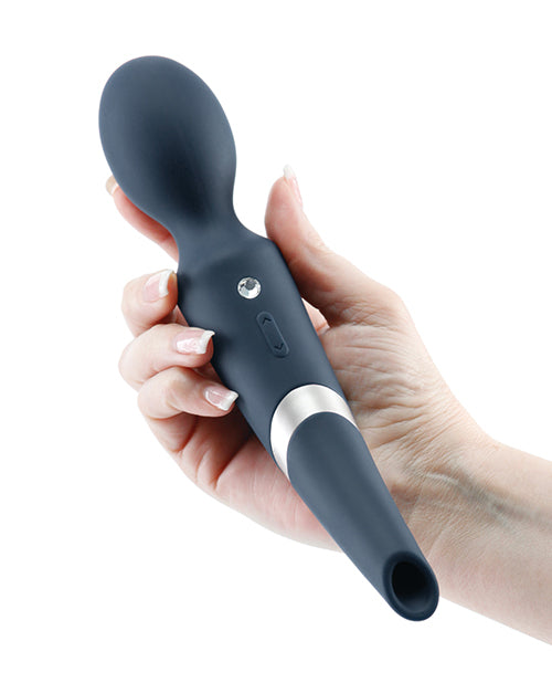 Sugar Pop Aurora Air Pulse Massager Wand - Blue - LUST Depot