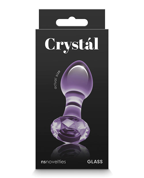 Crystal Gem Butt Plug - Purple - LUST Depot