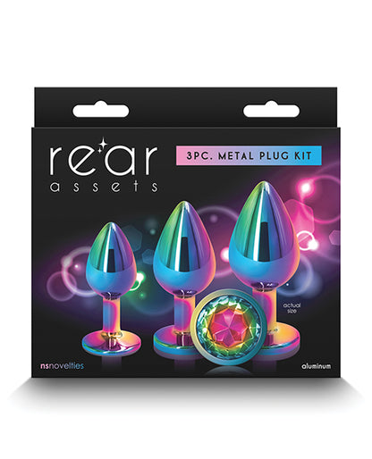 Rear Assets Rainbow Gem Anal Trainer Kit - Multi Color - LUST Depot