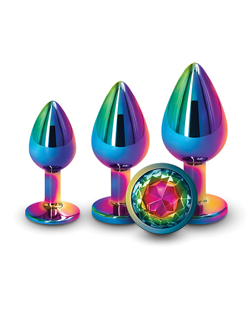 Rear Assets Rainbow Gem Anal Trainer Kit - Multi Color - LUST Depot