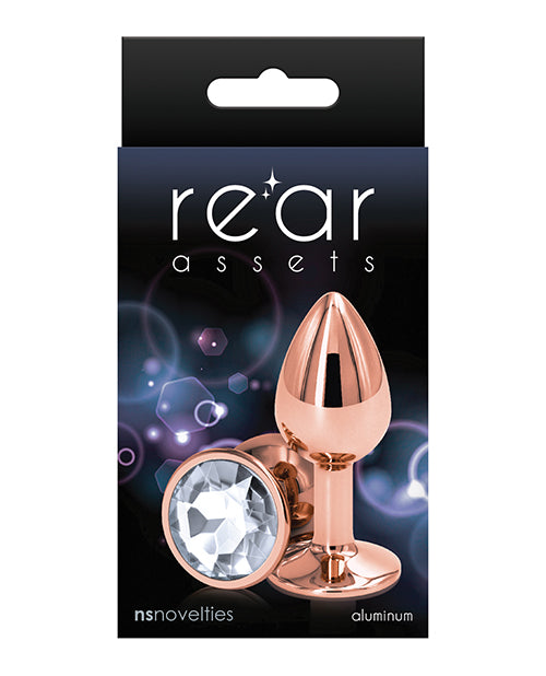 Rear Assets Rose Gold Small - Clear - LUST Depot