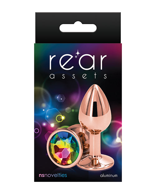 Rear Assets Rose Gold Small - Rainbow - LUST Depot