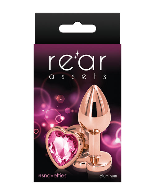 Rear Assets Rose Gold Heart Small - Pink - LUST Depot