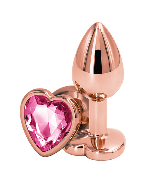 Rear Assets Rose Gold Heart Small - Pink - LUST Depot