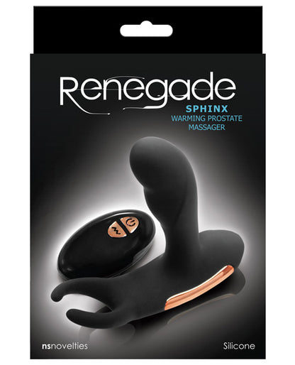 Renegade Sphinx Warming Prostate Massager - Black - LUST Depot