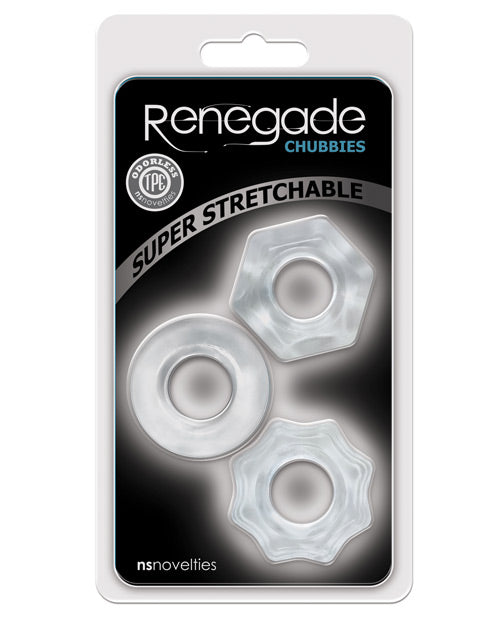 Renegade Chubbies 3 Pack - Clear - LUST Depot