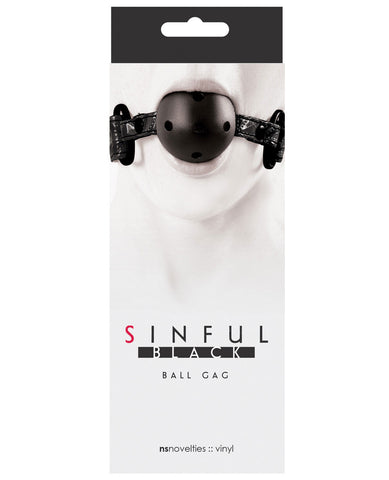 Sinful Ball Gag - Black