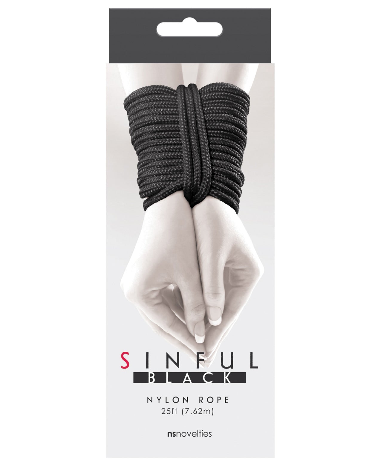 Sinful 25' Nylon Rope - Black - LUST Depot