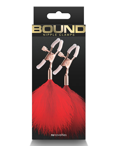 Bound F1 Nipple Clamps - Red - LUST Depot