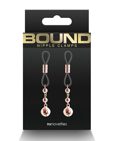 Bound D1 Nipple Clamps - Rose Gold