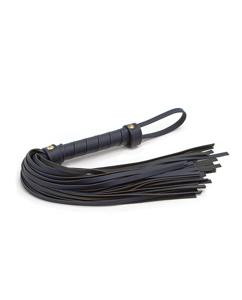 Bondage Couture Vinyl Flogger - Blue - LUST Depot