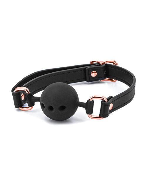 Bondage Couture Ball Gag - Black - LUST Depot