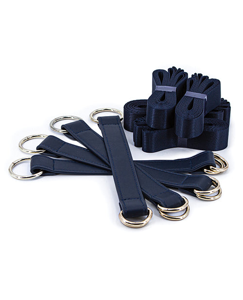 Bondage Couture Tie Down Straps - Blue - LUST Depot