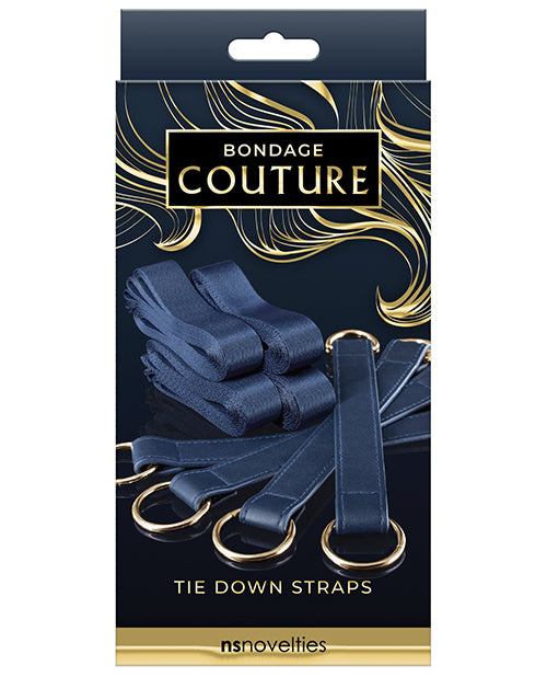 Bondage Couture Tie Down Straps - Blue - LUST Depot