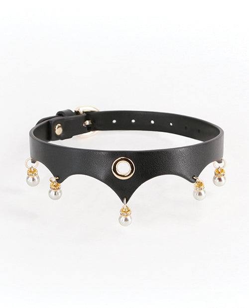 Fetish & Fashion Jezebel Collar - Black - LUST Depot