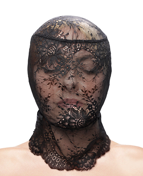 Fetish & Fashion Lace Hood - Black - LUST Depot