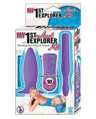 My 1st Anal Explorer Kit Vibrating Butt Plug And Please - Purple