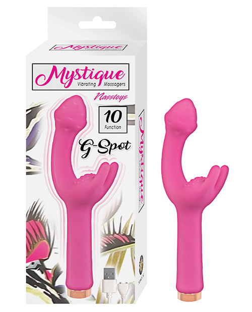 Mystique Vibrating G Spot Massager - Pink - LUST Depot