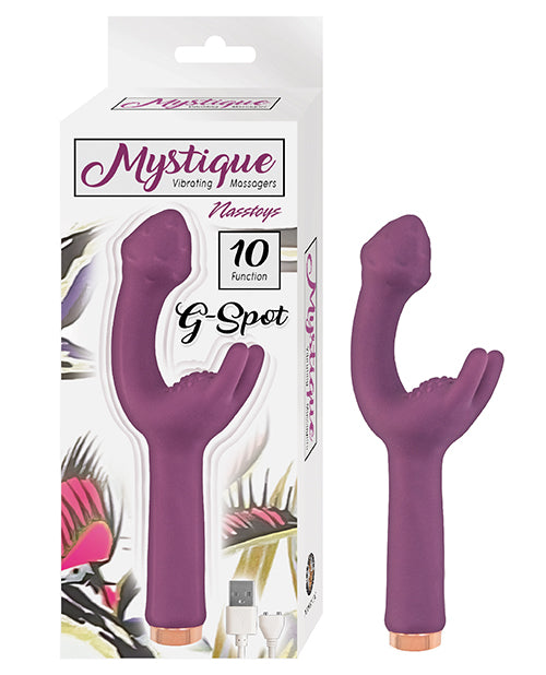 Mystique Vibrating G Spot Massager - Eggplant - LUST Depot