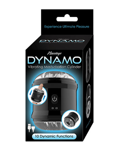 Dynamo Vibrating Masturbator - Black - LUST Depot