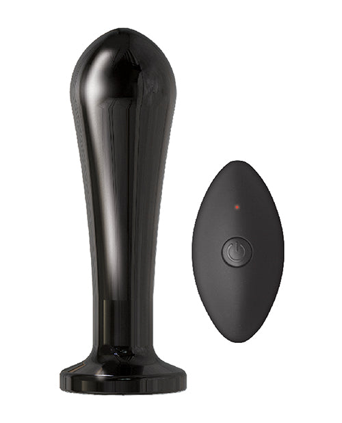 Ass-sation Remote Vibrating Metal Anal Bulb - Black - LUST Depot