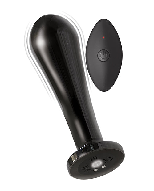 Ass-sation Remote Vibrating Metal Anal Bulb - Black - LUST Depot