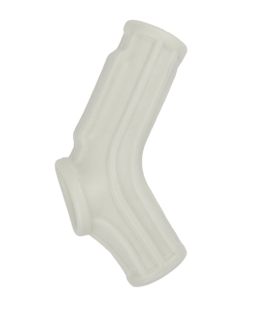 Vibrating Power Sleeve Sleek Fit - White - LUST Depot