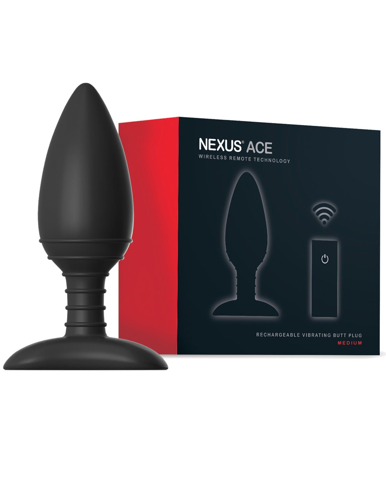 Nexus Ace Remote Control Medium Butt Plug - LUST Depot