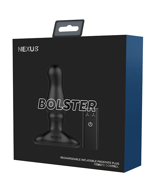 Nexus Bolster Butt Plug  W-inflatable Tip - Black - LUST Depot