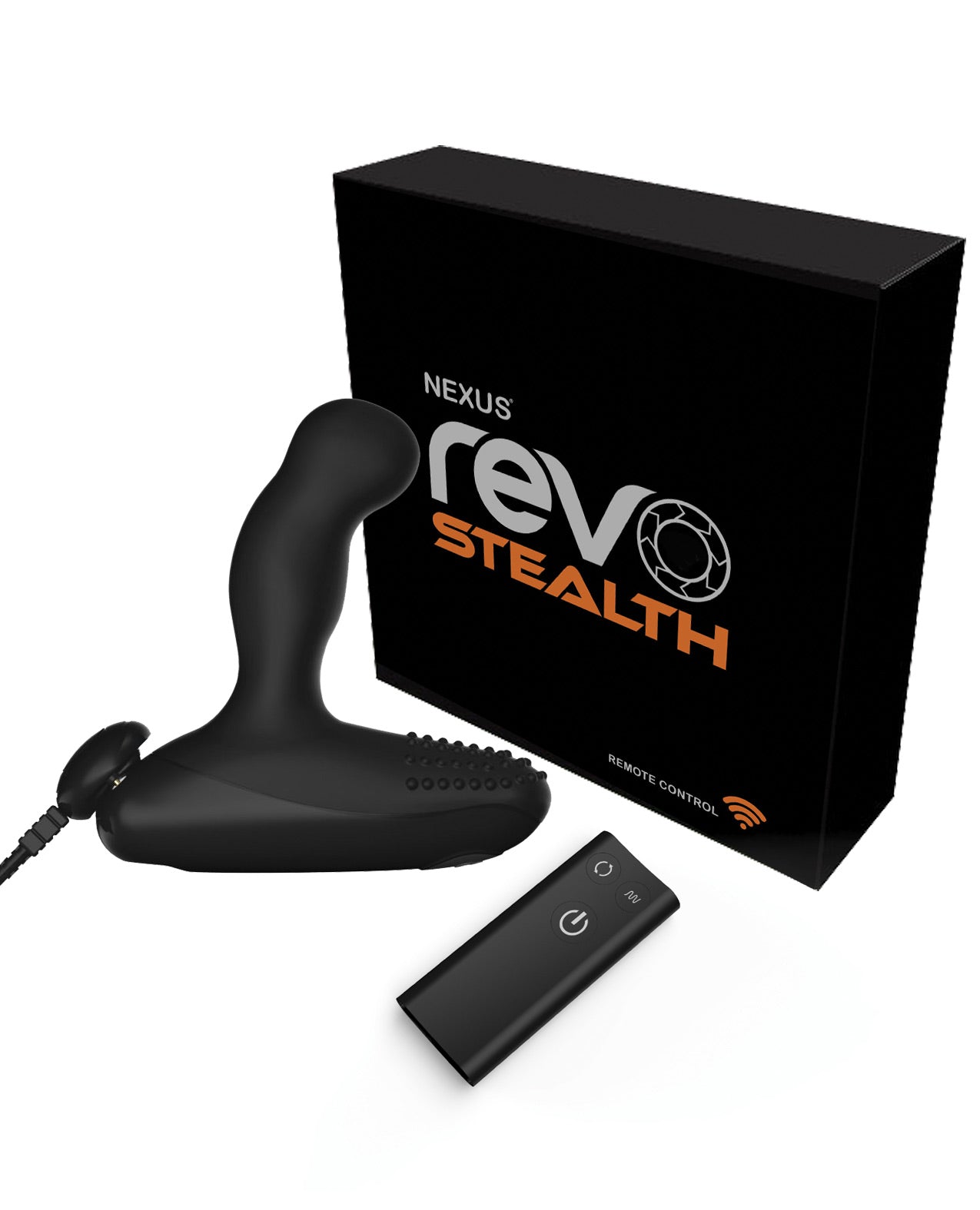 Nexus Revo Stealth Remote Control Rotating Prostate Massager - Black - LUST Depot