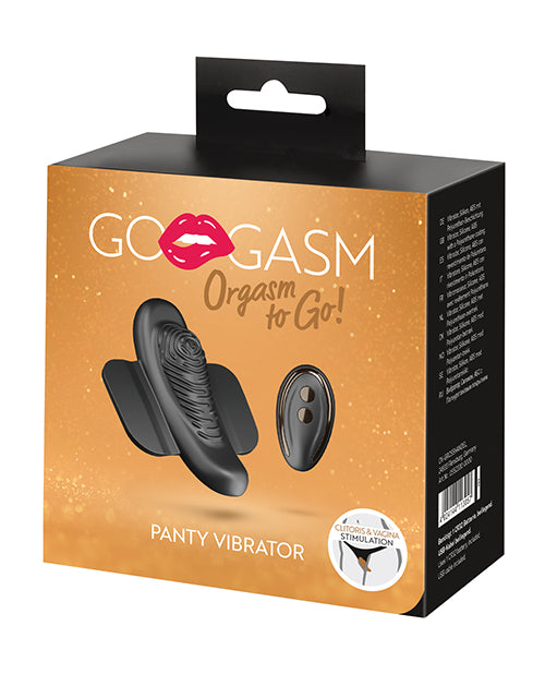 Gogasm Panty Vibrator - Black - LUST Depot