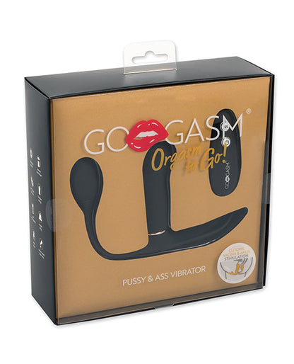 Gogasm Pussy & Ass Vibrator - Black - LUST Depot